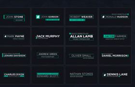 Envato - 16 Lower Thirds - After Effects