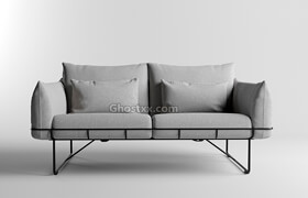 3D Model Of Wireframe Sofa  S E T L A Studio