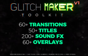 motionarray - GlitchMaker Toolkit 350+ Elements