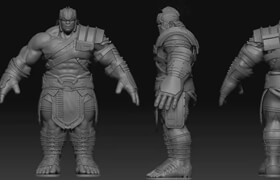 Cubebrush - Hulk Vol. 2  Armor Modeling