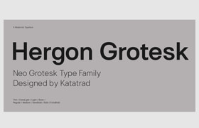 Hergon Grotesk Font Family