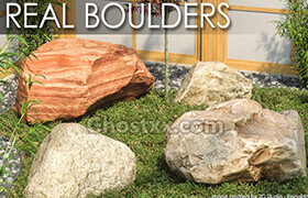VIZPARK Real Boulders 3Ds Max