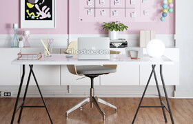 3D Models Ikea Home Office Chau Tran