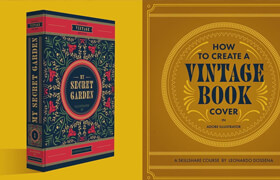Skillshare - Adobe Illustrator How to Create a Vintage Book Cover