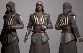 Aguilar-Assassins Creed 3D Zbrush Unreal
