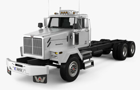 Hum3D - Western Star 4900 SB Day Cab Chassis Truck 2008
