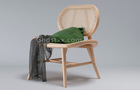 Chair 3D Model Bernardes Lounge Chair Elegant Space  Tu Doan