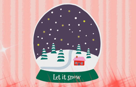 Skillshare - Illustrate and animate a christmas snow globe with Photoshop and Illustrator