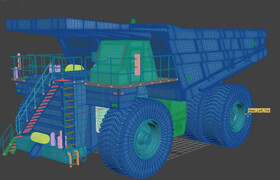 Building The Caterpillar 797 In 3D Studio Max