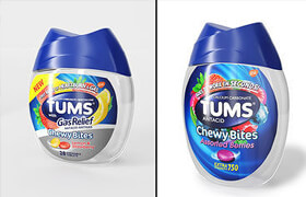 Cgtrader - 4 models packaging Tums 3D model