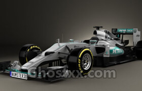 Turbosquid - 2015 Mercedes-Benz F1 W06 Hybrid