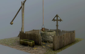 Turbosquid - Rustic Fountain Well Environment