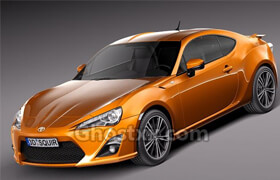 Turbosquid - Toyota GT 86 2013