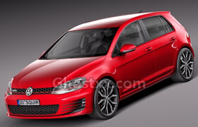 Turbosquid - VW Golf Mk7 14