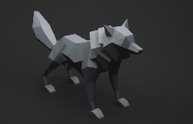 Udemy - Learn Cinema 4D Low Poly Wolf