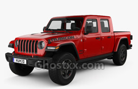 Jeep Gladiator Rubicon 2020 3D Model