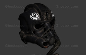 Starwars Tie Fighter Helmet - 3D Model