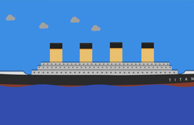 skillshare - Learn After Effects by creating sinking Titanic Animation