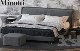 Bed by Minotti