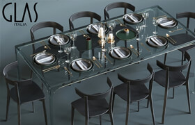 Glas Italia table set