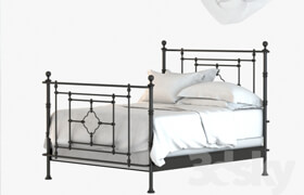 Restoration Hardware QUATREFOIL IRON BED