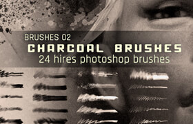 Stéphane Wootha - Realistic Charcoal Photoshop Brushes
