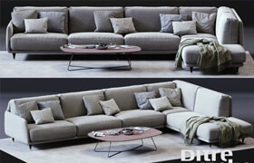 Ditre Italia ELLIOT Corner Sofa