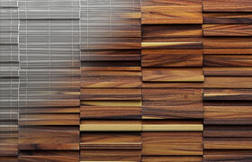 wooden planks panel