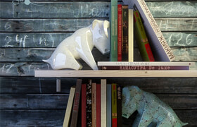 Book holder Goats