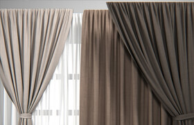 A set of curtains