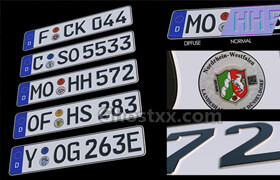 License plates FREE textures  Anton Bessonov