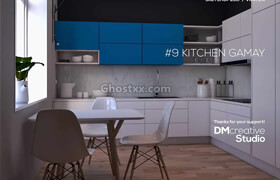 MODEL SCENE KITCHEN GAMAY  DM Studio