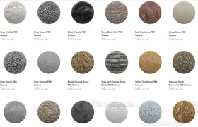 CGAxis PBR Textures Volume 1 - Stones