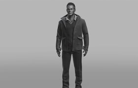 Skillshare - Realistic Clothing Workflow for AAA Game Male Characters