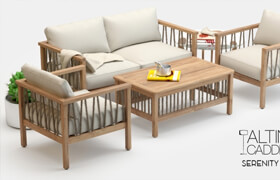 Altinci Cadde Serenity Garden Sofa Set