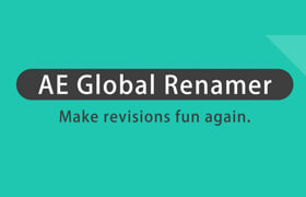 AE Global Renamer - Aescripts