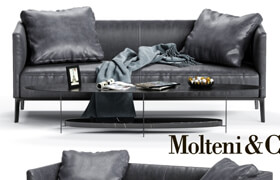 Molteni &amp; C CAMDEN Low Backrest Sofa