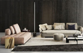 Minotti Grand Jacques Sofa Set