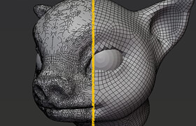 Tesselator - Quadrilateral Remeshing - Blender Plugin