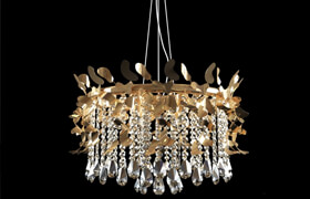 Chandelier pendant Crystal Lux Romeo SP6 GOLD