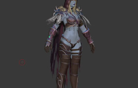 CG Makers - Sylvanas Vol 3 - Texturing