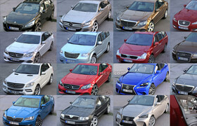 CgTrader - Contemporary cars for Arch viz 3D Model Collection