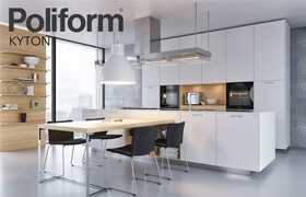 Kitchen Poliform Varenna Kyton (vray GGX, corona PBR)