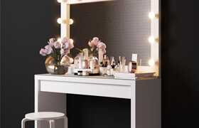 Decorative set for dressing table