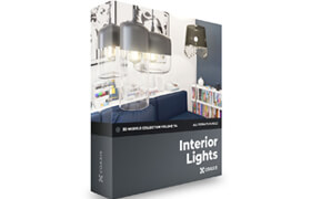 CGAxis - 3D Models Collection Volume 114 - Interior Lights V all formats