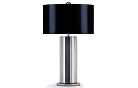 Dimond Lighting Shreve Mirror and Black Nickel Table Lamp