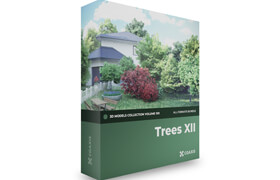 CGAxis - 3D Models Collection Volume 109 - Trees XII