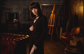 Isaeva Galina - Studio Portrait - Editing Video