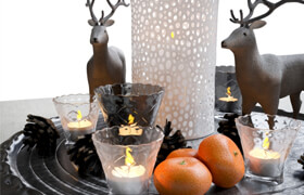 Decorative Christmas set.