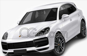 Cgtrader - Porsche Cayenne Turbo 2018 - 3DModel